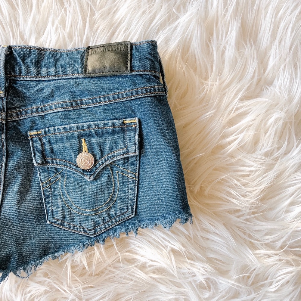True Religion Jean Shorts